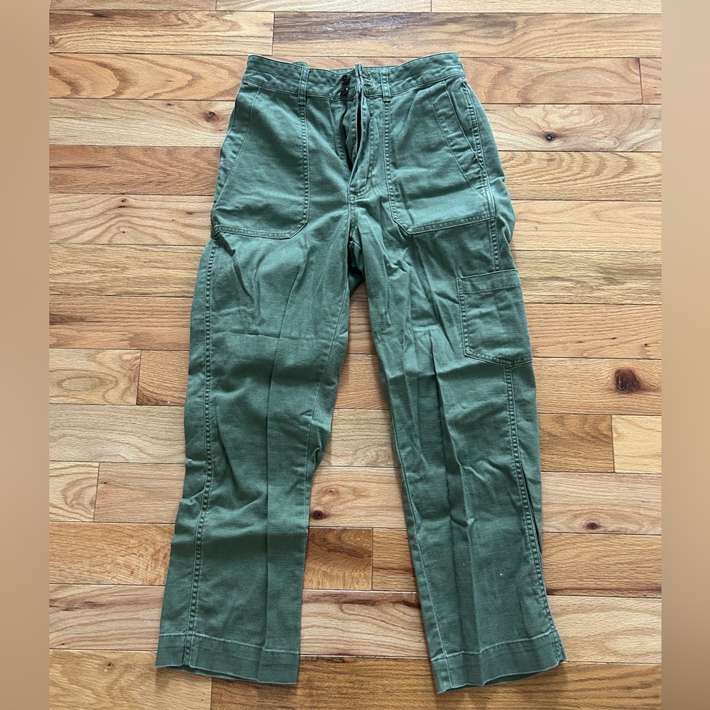 Madewell Green Cargo Pants